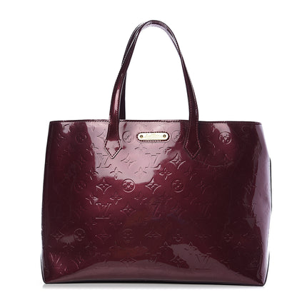 Louis Vuitton Vernis Wilshire MM Amarante 1 of 10