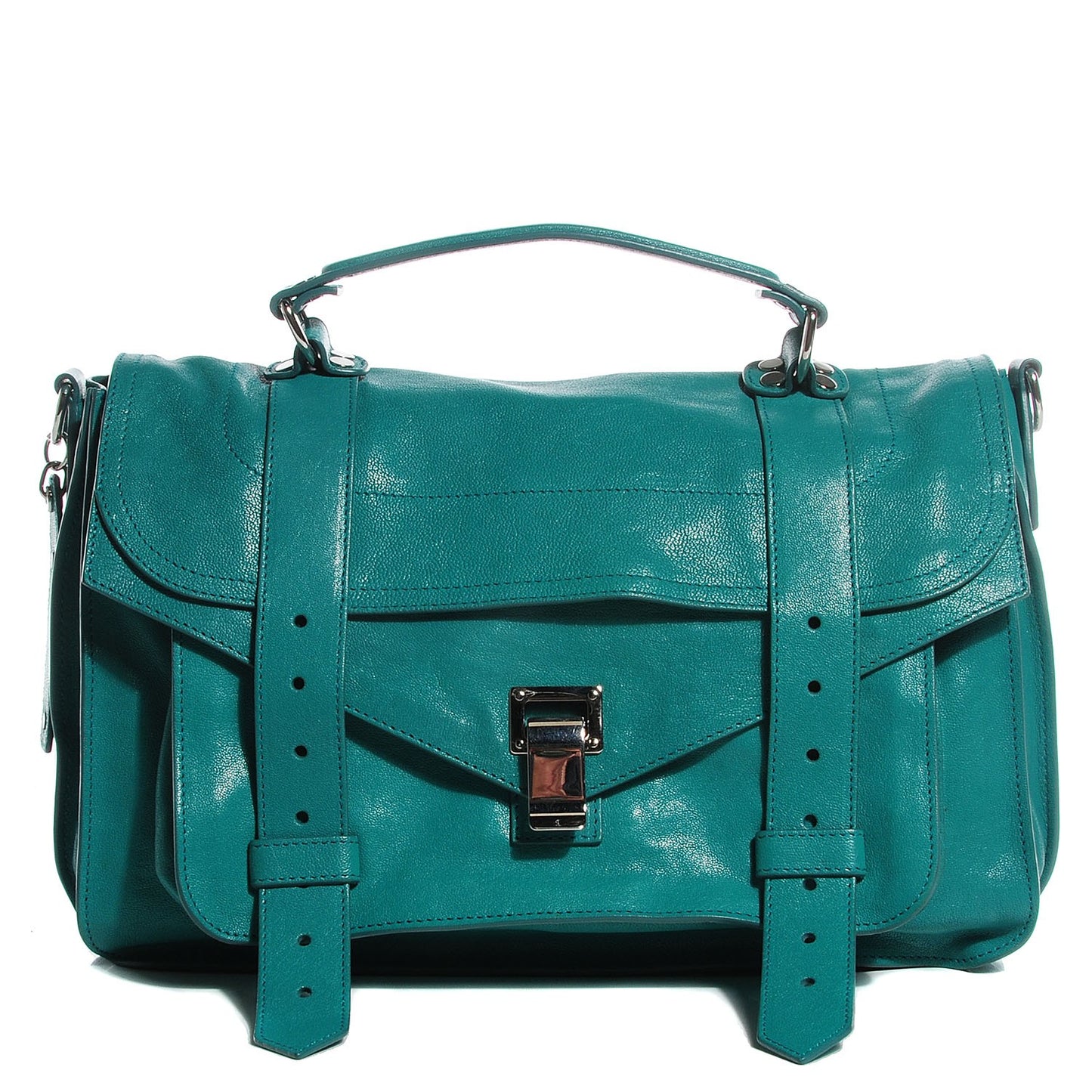 Lambskin Medium PS1 Satchel Teal