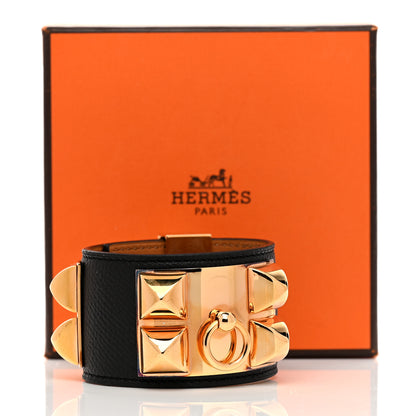 Hermes Epsom Collier de Chien CDC Bracelet XS Black 7 of 7