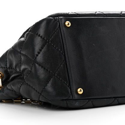 Chanel Calfskin Quilted Retro Chain Flap Black 9 of 21