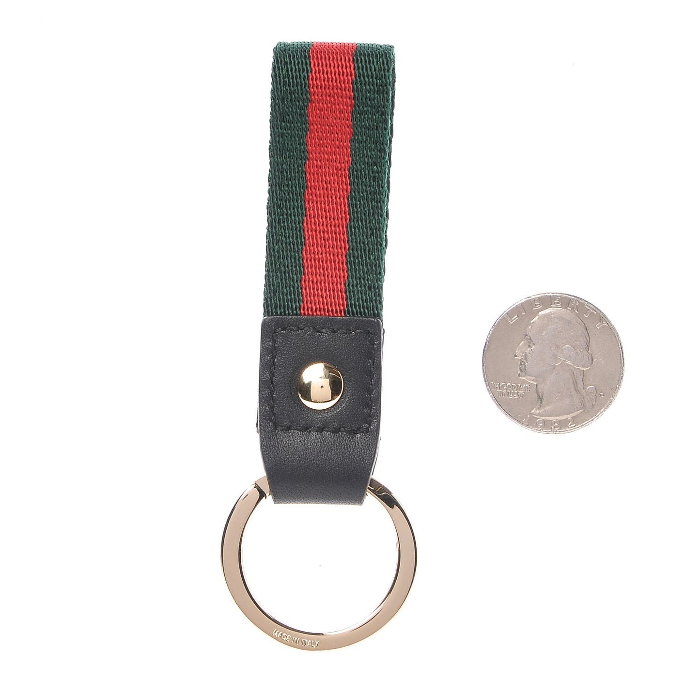 Web Nylon Pearl Key Ring