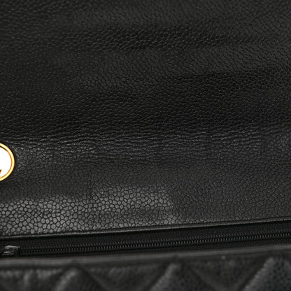 Chanel Caviar Quilted Flap Shoulder Bag Black 11 of 15