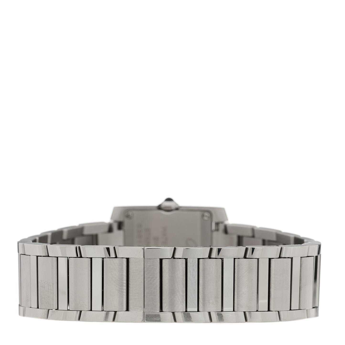 Stainless Steel 21mm Tank Francaise Quartz Watch Silver