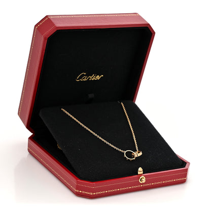 Cartier 18K Yellow Gold Interlocking LOVE Necklace 6 of 6
