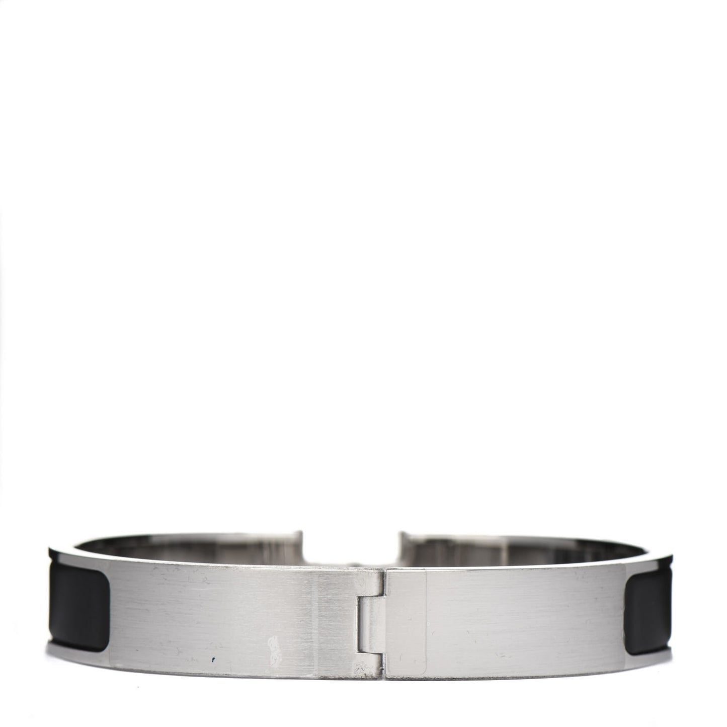 Matte Enamel Narrow Clic Clac HH Bracelet GM Black