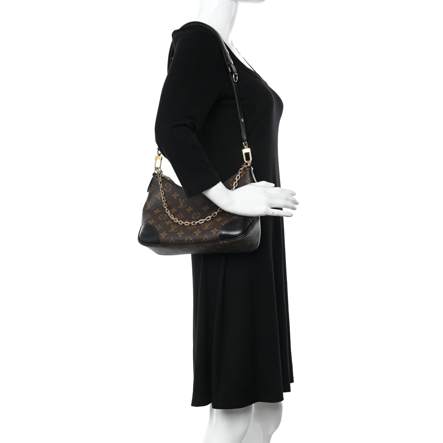 Louis Vuitton Monogram Boulogne NM Black 2 of 9
