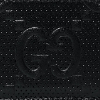 Gucci Calfskin GG Tennis Embossed Card Holder Black 7 of 8