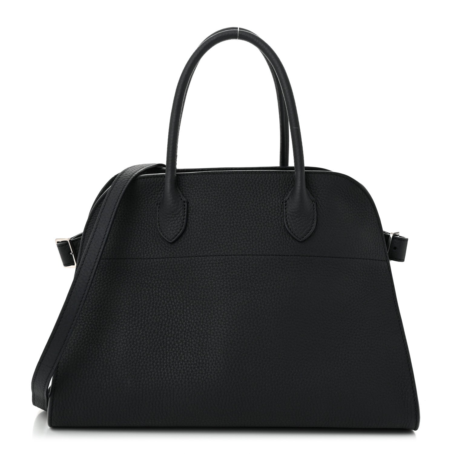 The Row Matte Grained Calfskin Soft Margaux 12 Dark Navy 1 of 9