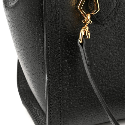 Gucci Textured Calfskin Web Small Ophidia Tote Bag Black 11 of 13
