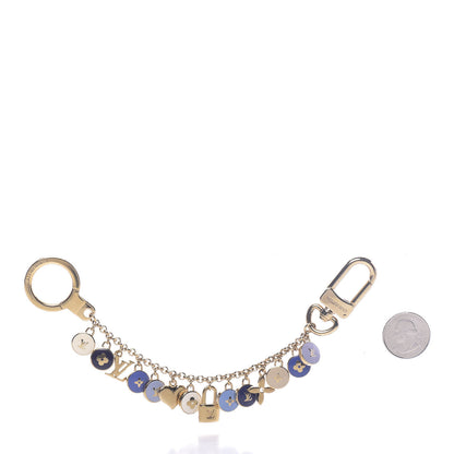Louis Vuitton Pastilles Key Chain Bag Charm Blue 2 of 5