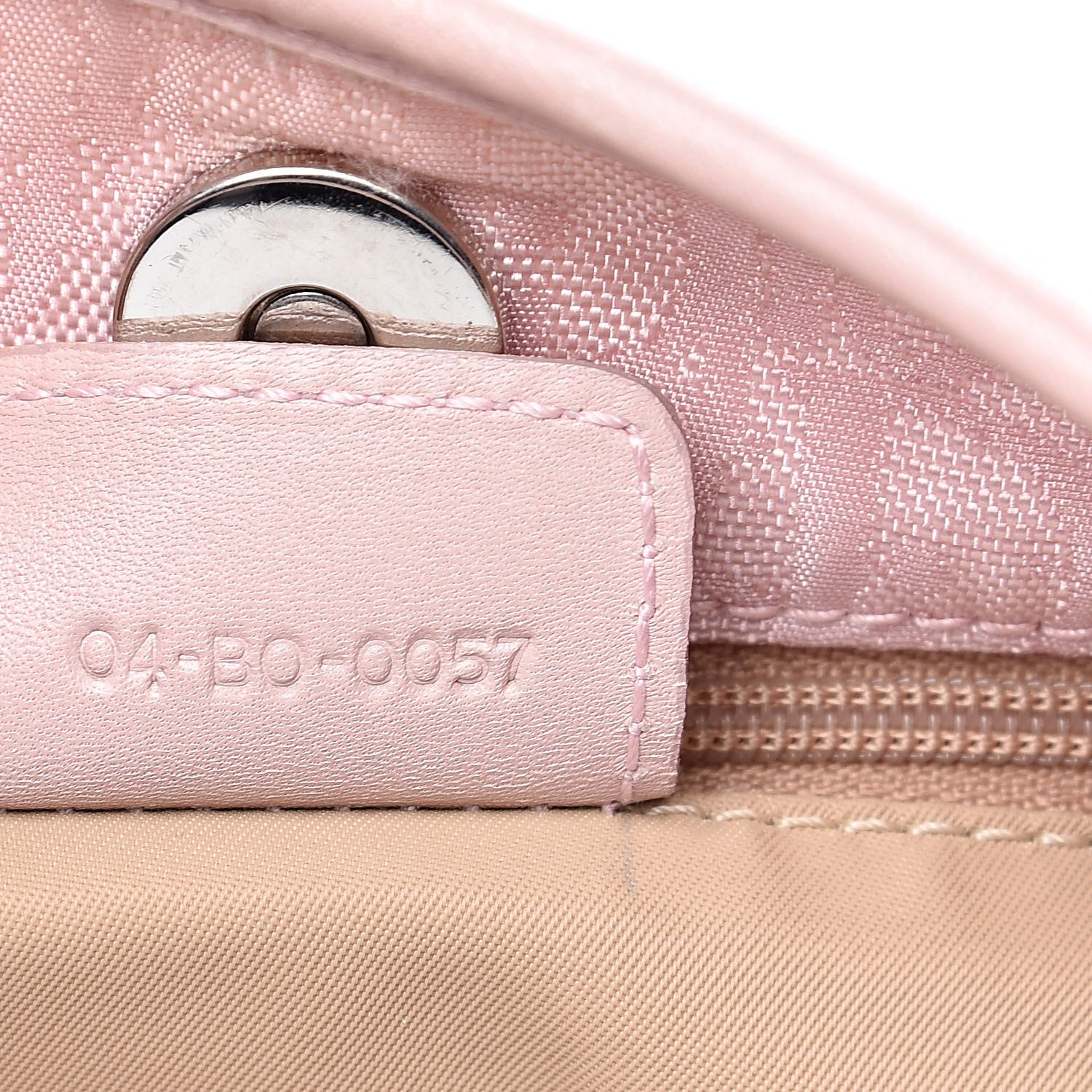 Christian Dior Nylon Monogram Lovely Hobo Rose Clair 7 of 13