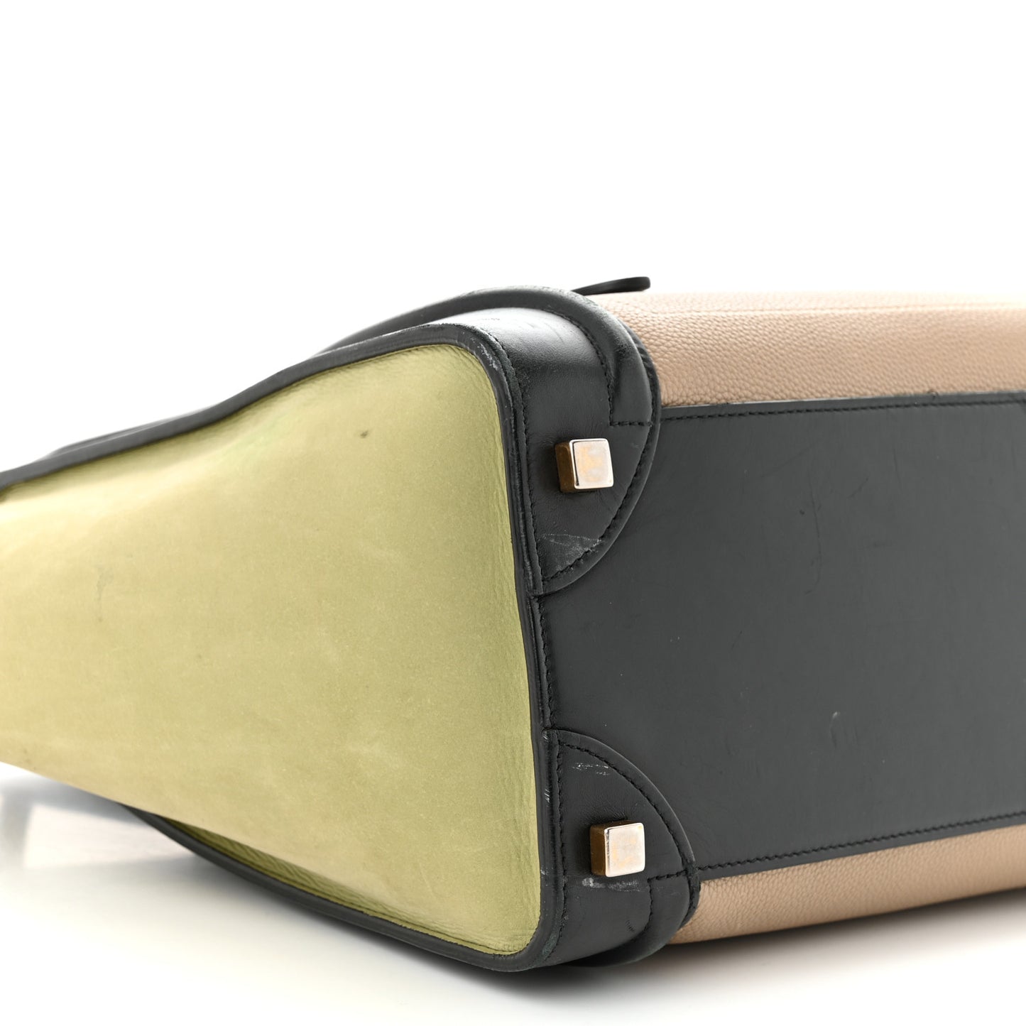 Nubuck Smooth Calfskin Micro Tri-Color Luggage