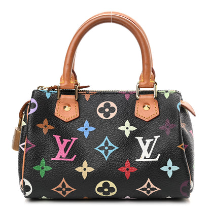 Louis Vuitton Monogram Multicolor Mini Sac HL Speedy Black 1 of 11