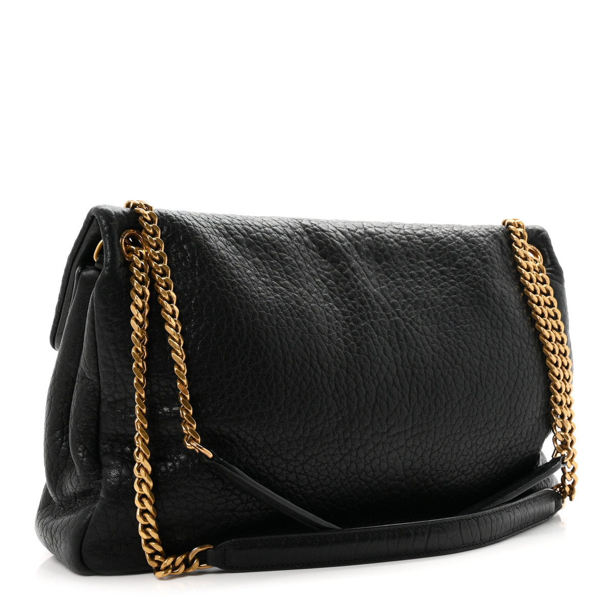 Grained Lambskin Large Calypso Black