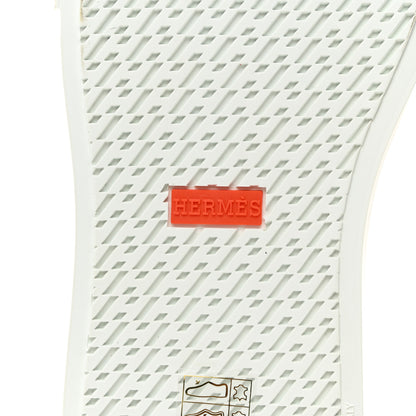 Hermes Calfskin Womens Get Sneakers 38 White 6 of 8