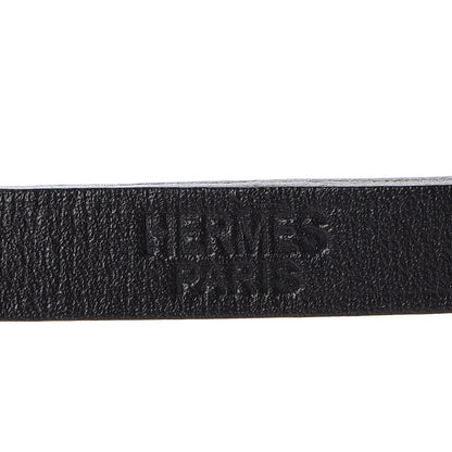 Hermes Chamonix Hapi 3 MM Triple Tour Wrap Bracelet M Black 4 of 8