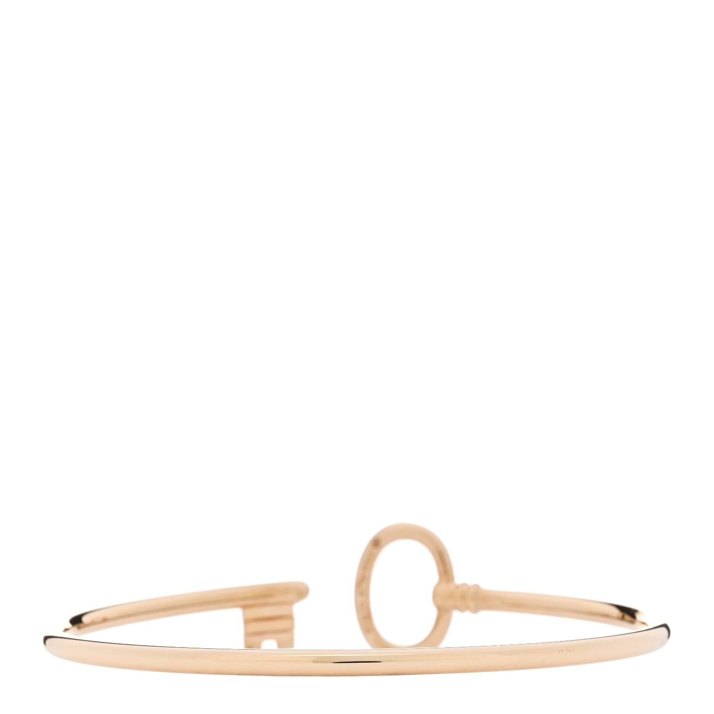 18K Yellow Gold Keys Wire Bracelet