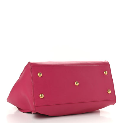 Saint Laurent Calfskin Small Classic Y Cabas Fuchsia 4 of 10