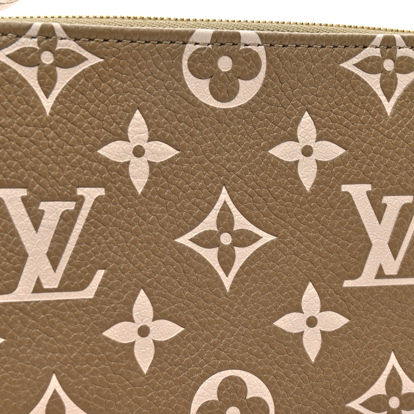 Empreinte Spring in the City Mini Pochette Accessories Kaki Beige Cream