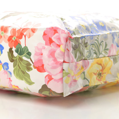 Gucci Patent Canvas Frame Logo Floral Print Vertical Tote Multicolor 10 of 10