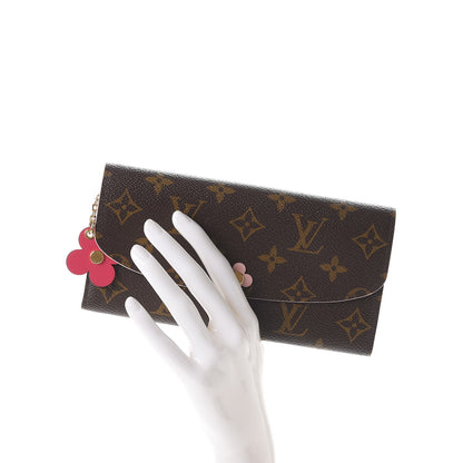 Louis Vuitton Monogram Bloom Flower Emilie Wallet 2 of 7
