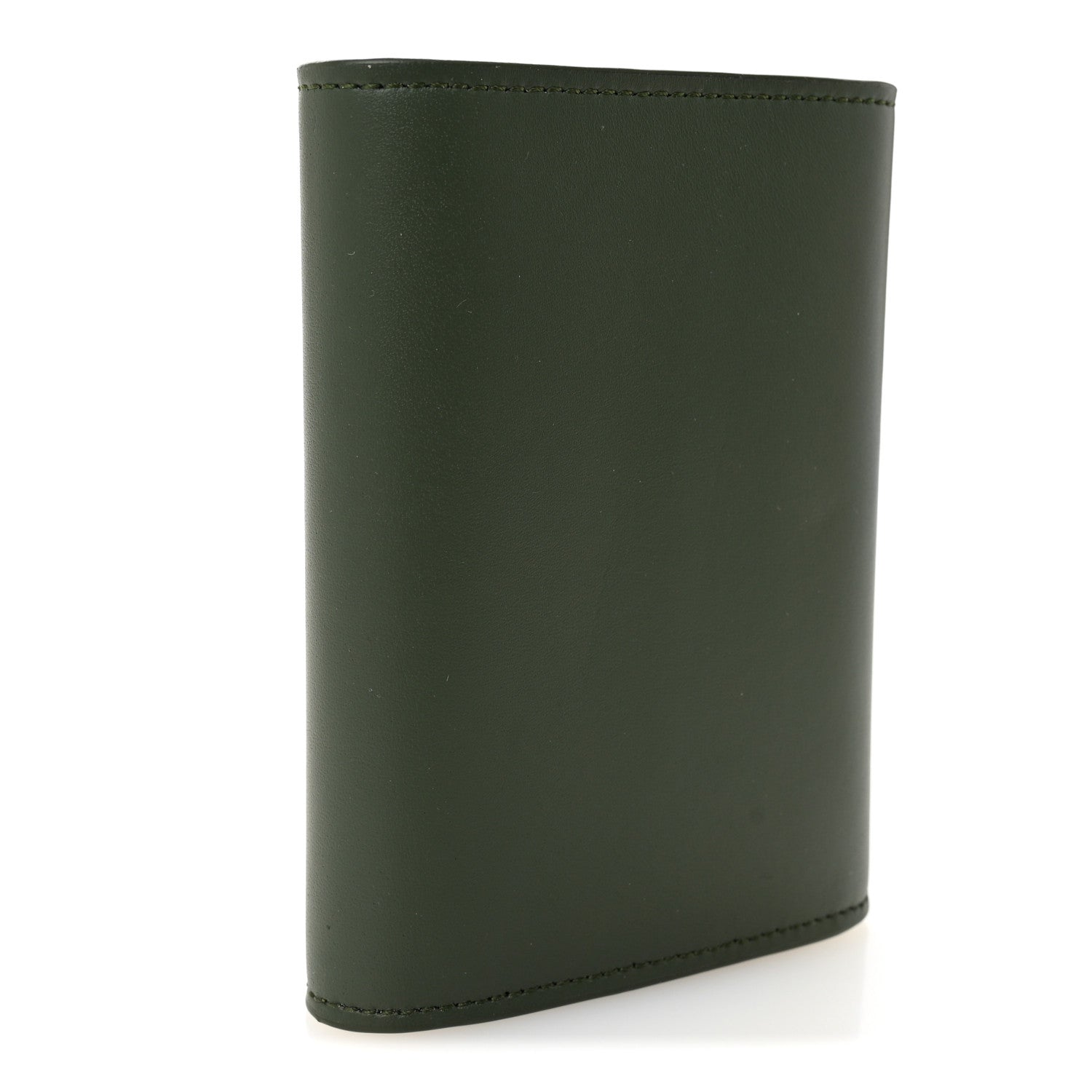 Loewe X SUNA FUJITA Satin Calfskin Panda Trifold Wallet Bottle Green 3 of 8