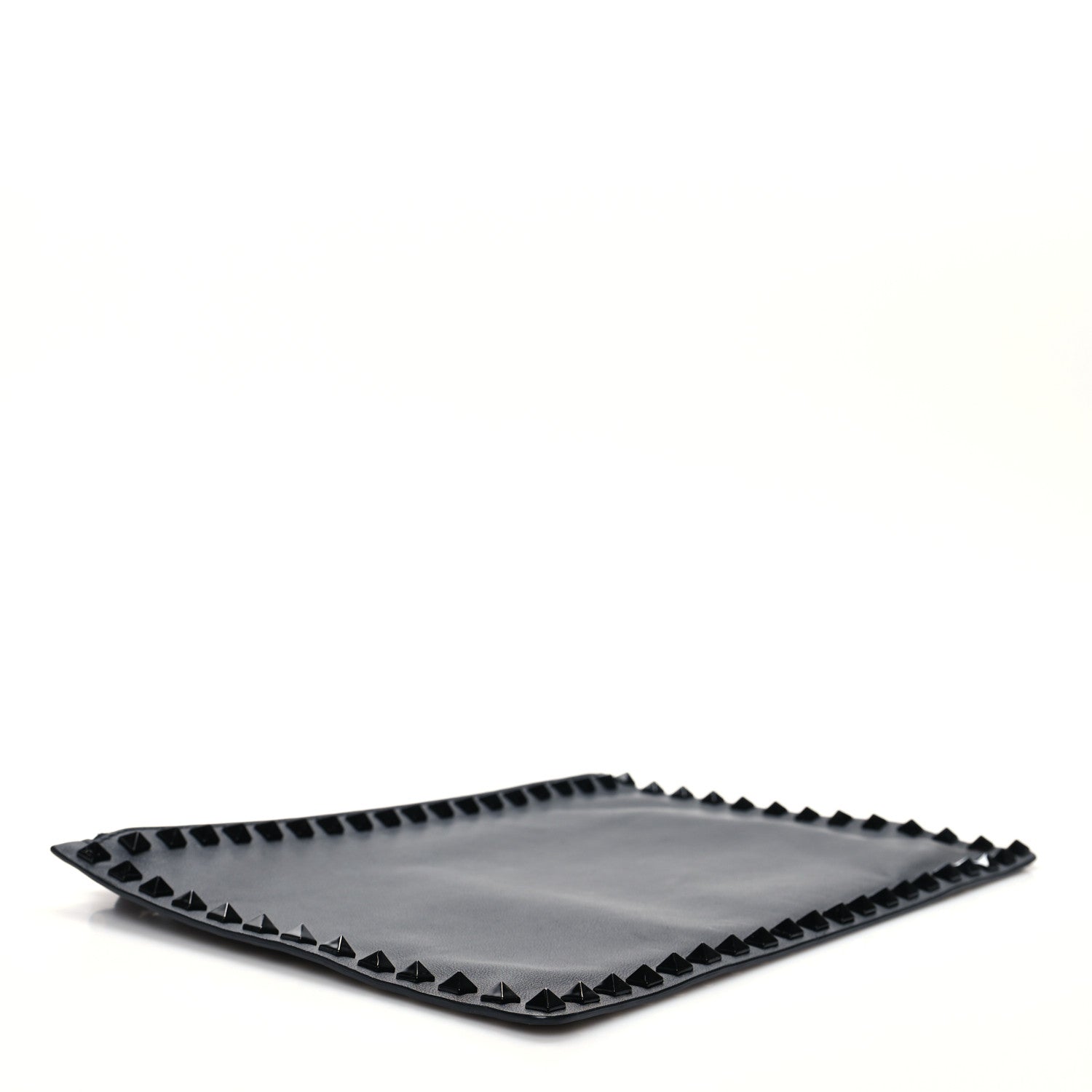 Valentino Garavani Nappa Monochrome Large Rockstud Zip Pouch Black 4 of 6