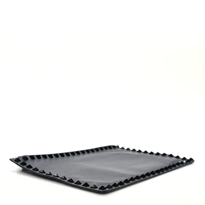 Valentino Garavani Nappa Monochrome Large Rockstud Zip Pouch Black 4 of 6