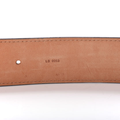 Louis Vuitton Calfskin Jeans Belt 90 36 Black 5 of 7