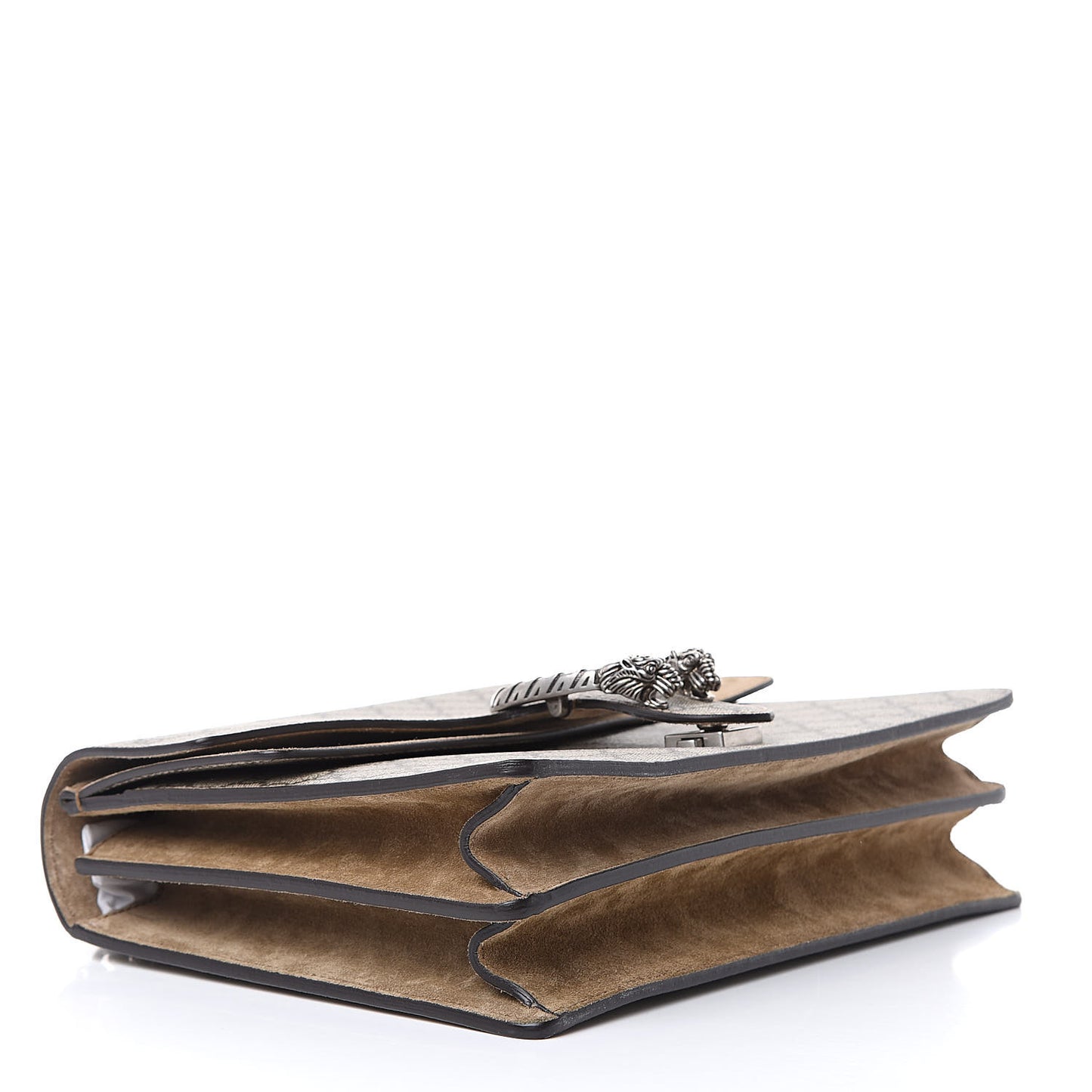 GG Supreme Monogram Medium Dionysus Shoulder Bag Taupe