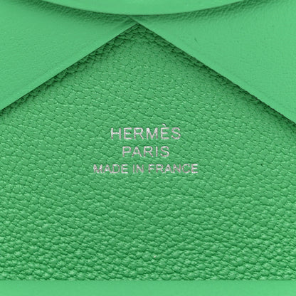 Hermes Swift Compact Saddle Print Calvi Duo Card Case Vert Comics 6 of 7