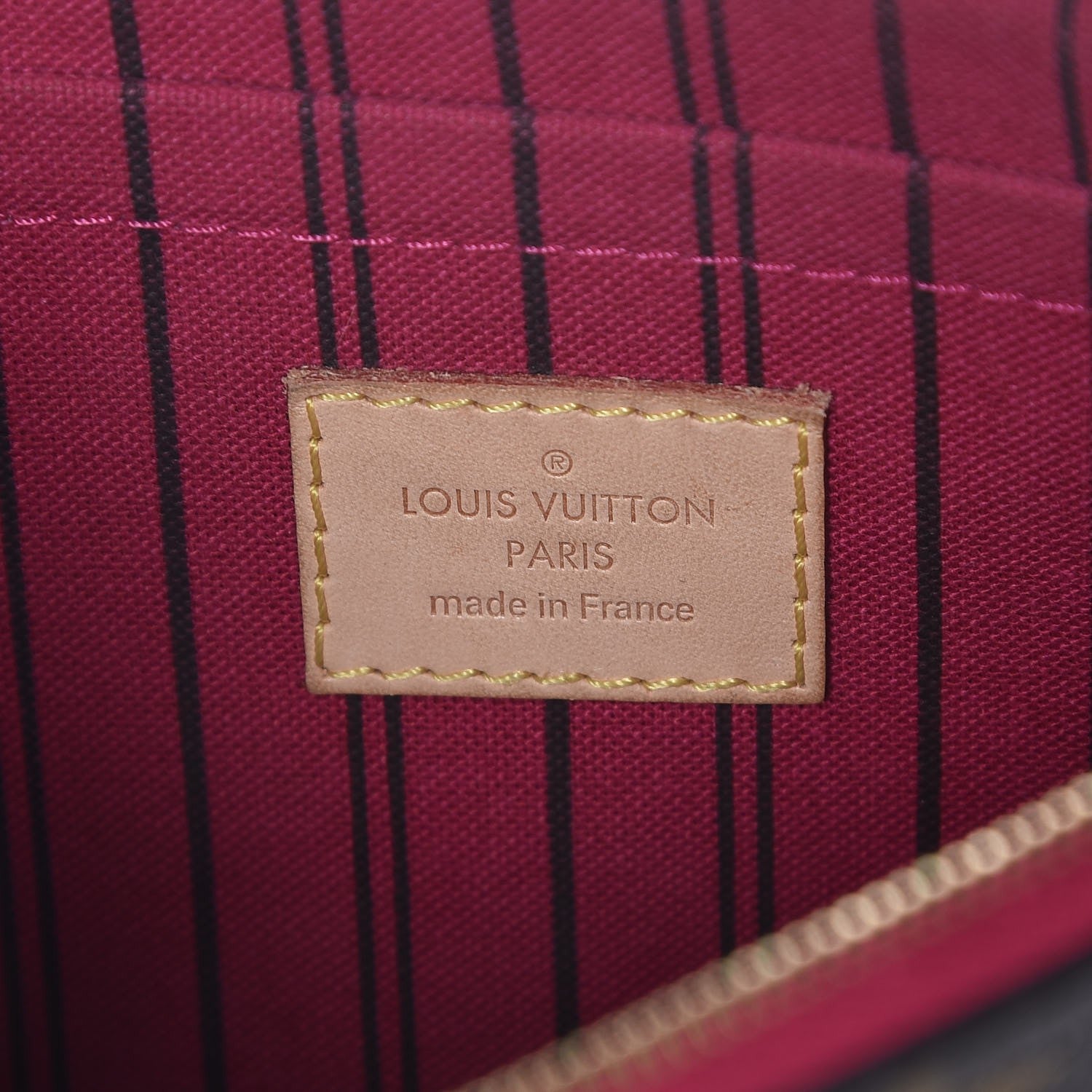 Louis Vuitton Monogram Neverfull MM GM Pochette Pivoine 6 of 9
