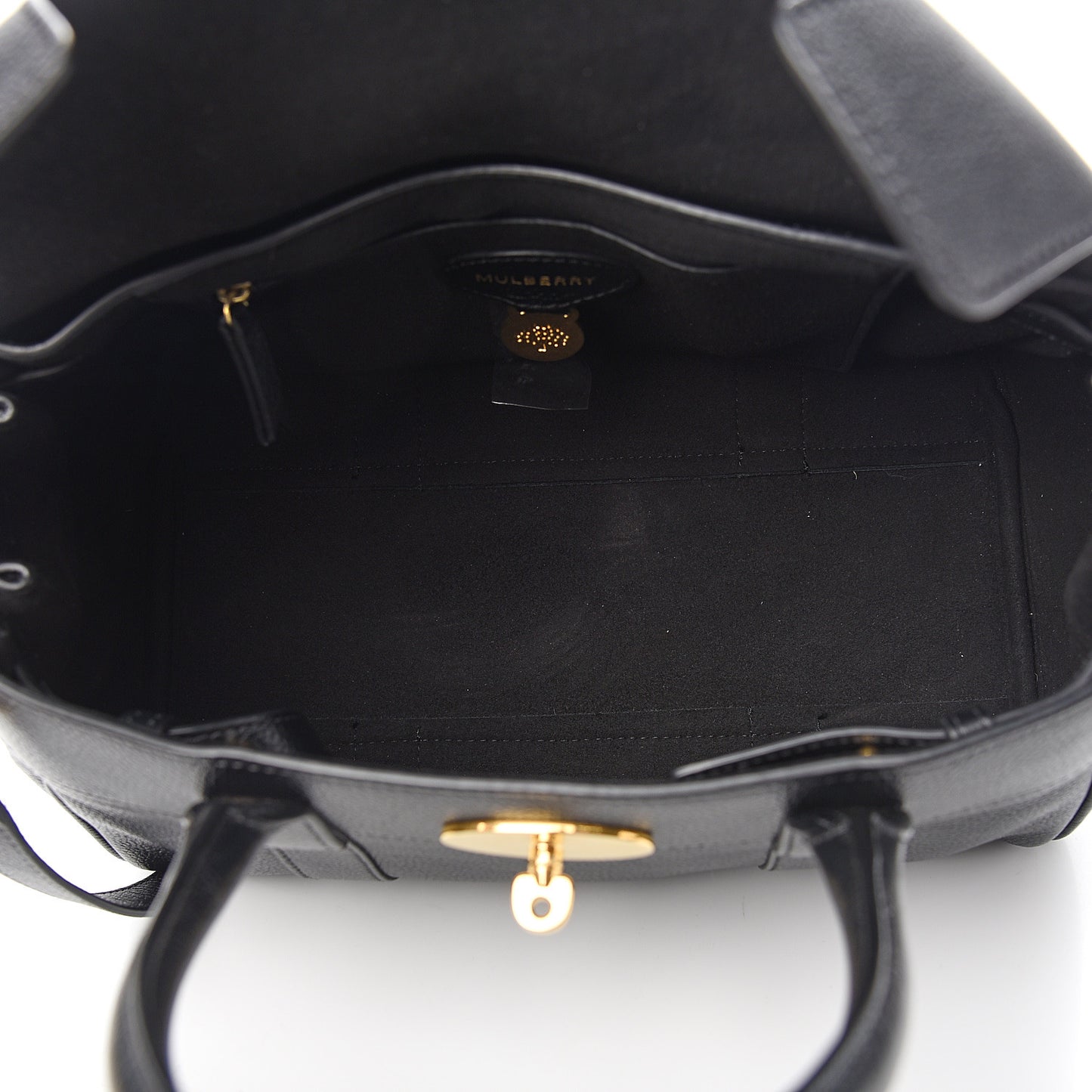 Natural Vegetable Tanned Small Bayswater Black