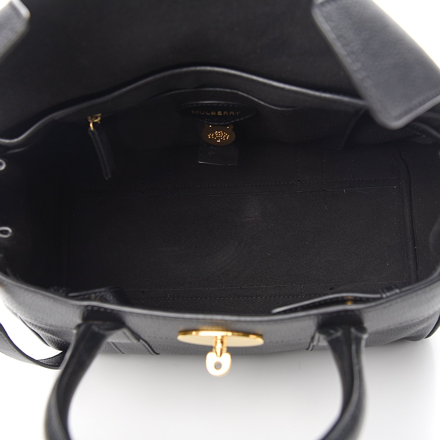 Mulberry Natural Vegetable Tanned Small Bayswater Black 4 of 9