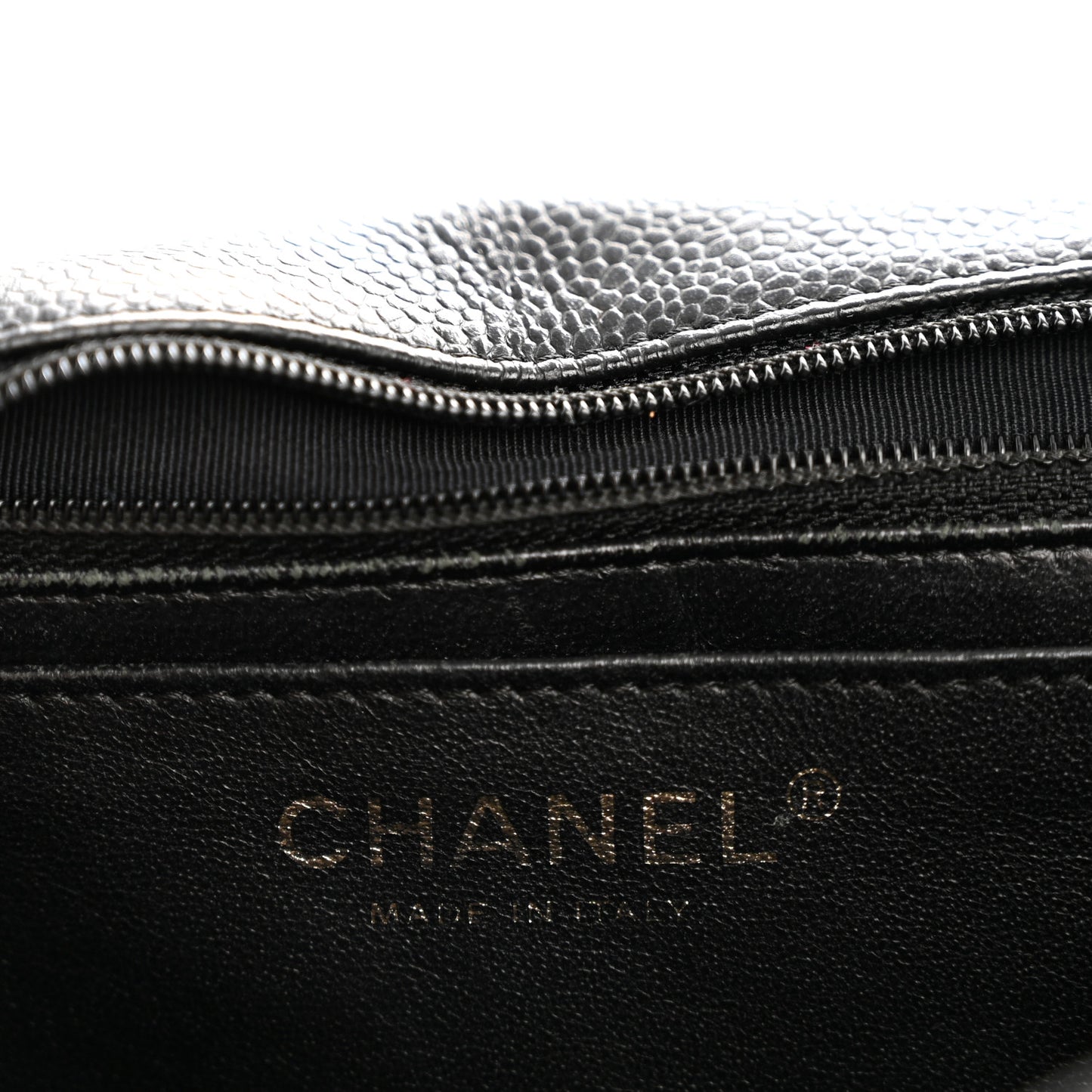Caviar Quilted Jumbo Single Flap Black