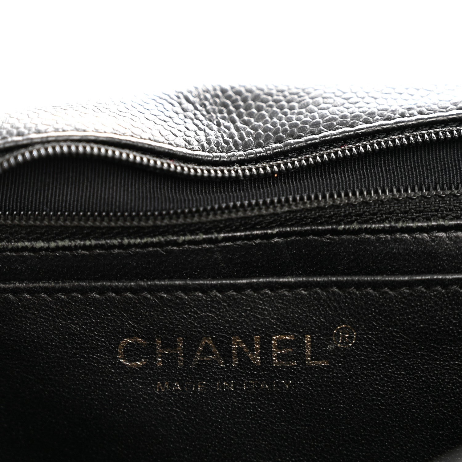 Chanel Caviar Quilted Jumbo Single Flap Black 6 of 13