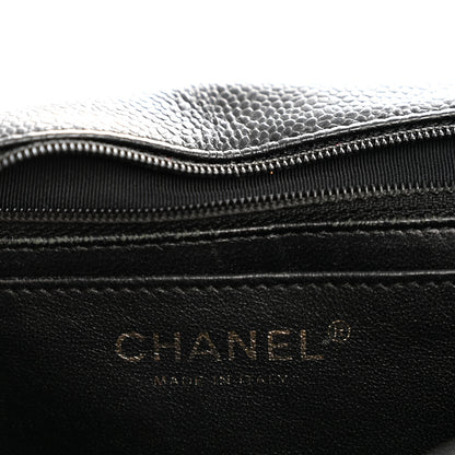 Chanel Caviar Quilted Jumbo Single Flap Black 6 of 13