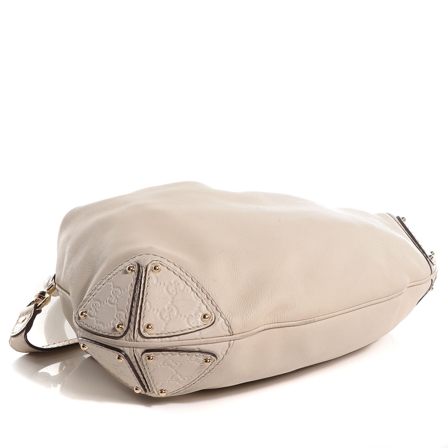 Calfskin Large Indy Top Handle Hobo Off White