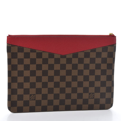 Louis Vuitton Damier Ebene Daily Pouch Coquelicot 2 of 8
