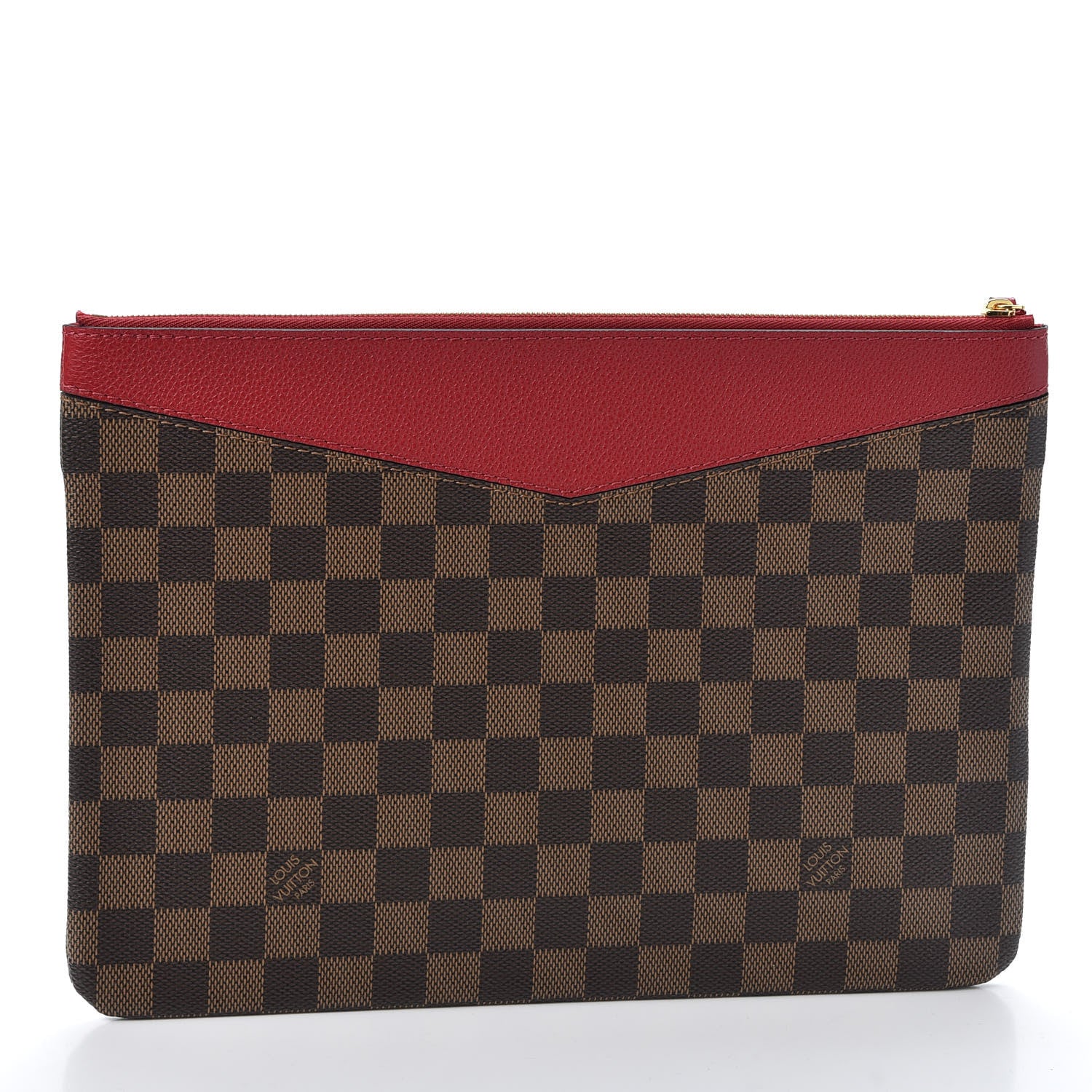 Louis Vuitton Damier Ebene Daily Pouch Coquelicot 2 of 8
