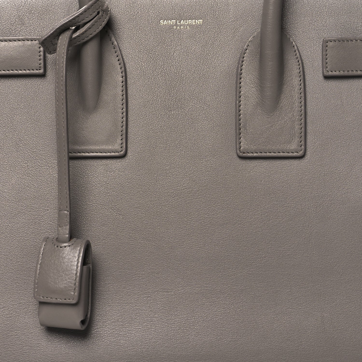 Saint Laurent Calfskin Small Sac de Jour Dark Anthracite 8 of 15
