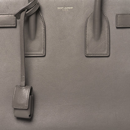 Saint Laurent Calfskin Small Sac de Jour Dark Anthracite 8 of 15