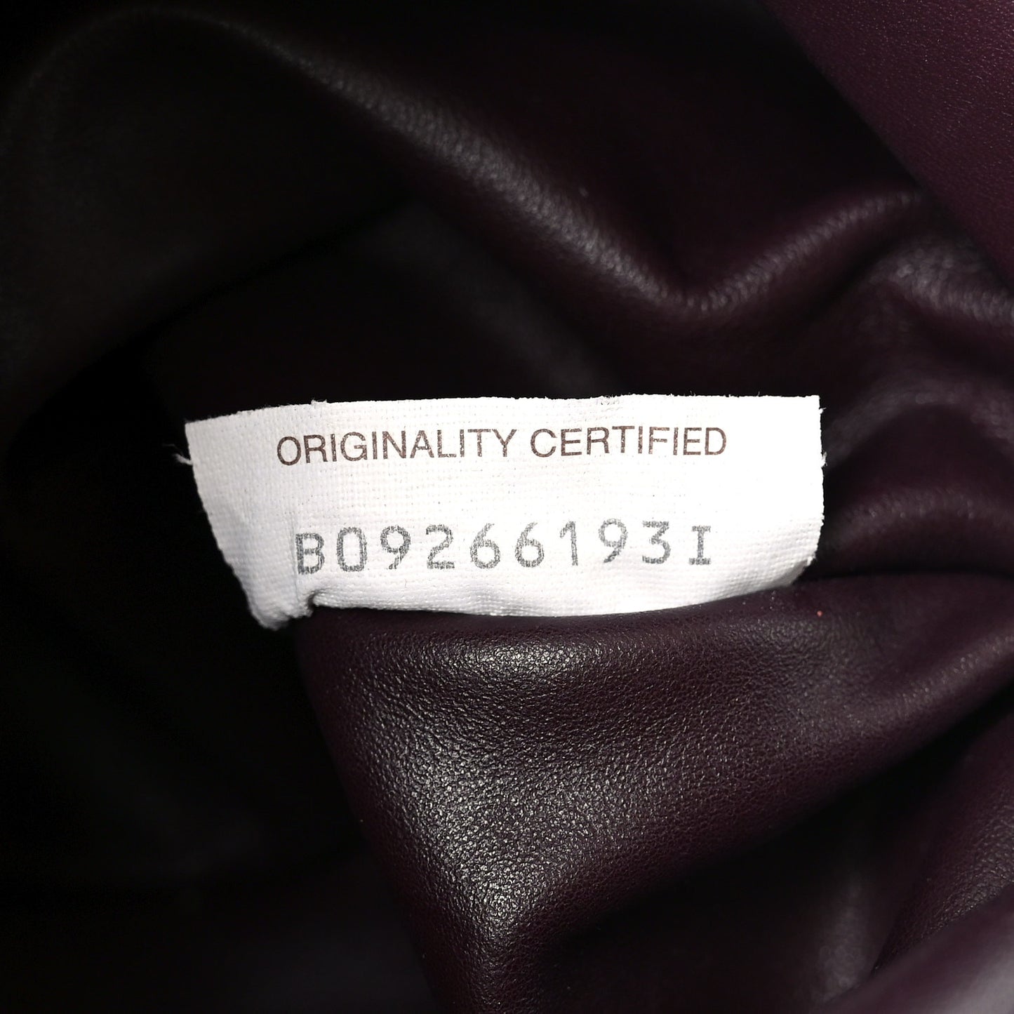 Calfskin The Pouch Chain Grape