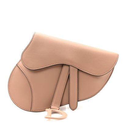 Christian Dior Ultra Matte Calfskin Saddle Belt Bag Rose Des Vents 1 of 9