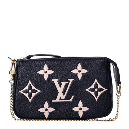 Louis Vuitton Empreinte Monogram Giant Mini Pochette Accessories Black 1 of 9
