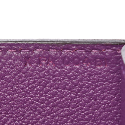 Hermes Tadelakt Medor 23 Clutch Anemone 7 of 9