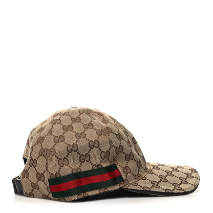 Gucci Monogram Web Baseball Hat XL Beige Cocoa 3 of 8