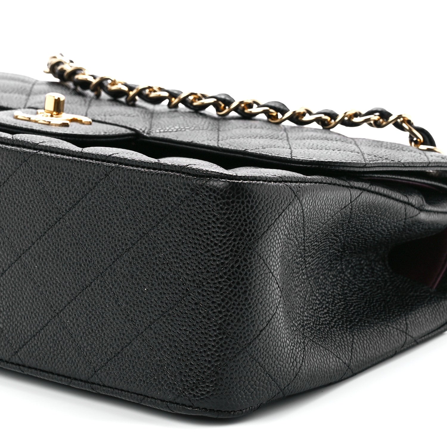 Chanel Caviar Quilted Jumbo Double Flap Black 12 of 12