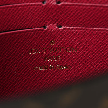 Louis Vuitton Monogram Jeanne Wallet Fuchsia 7 of 9