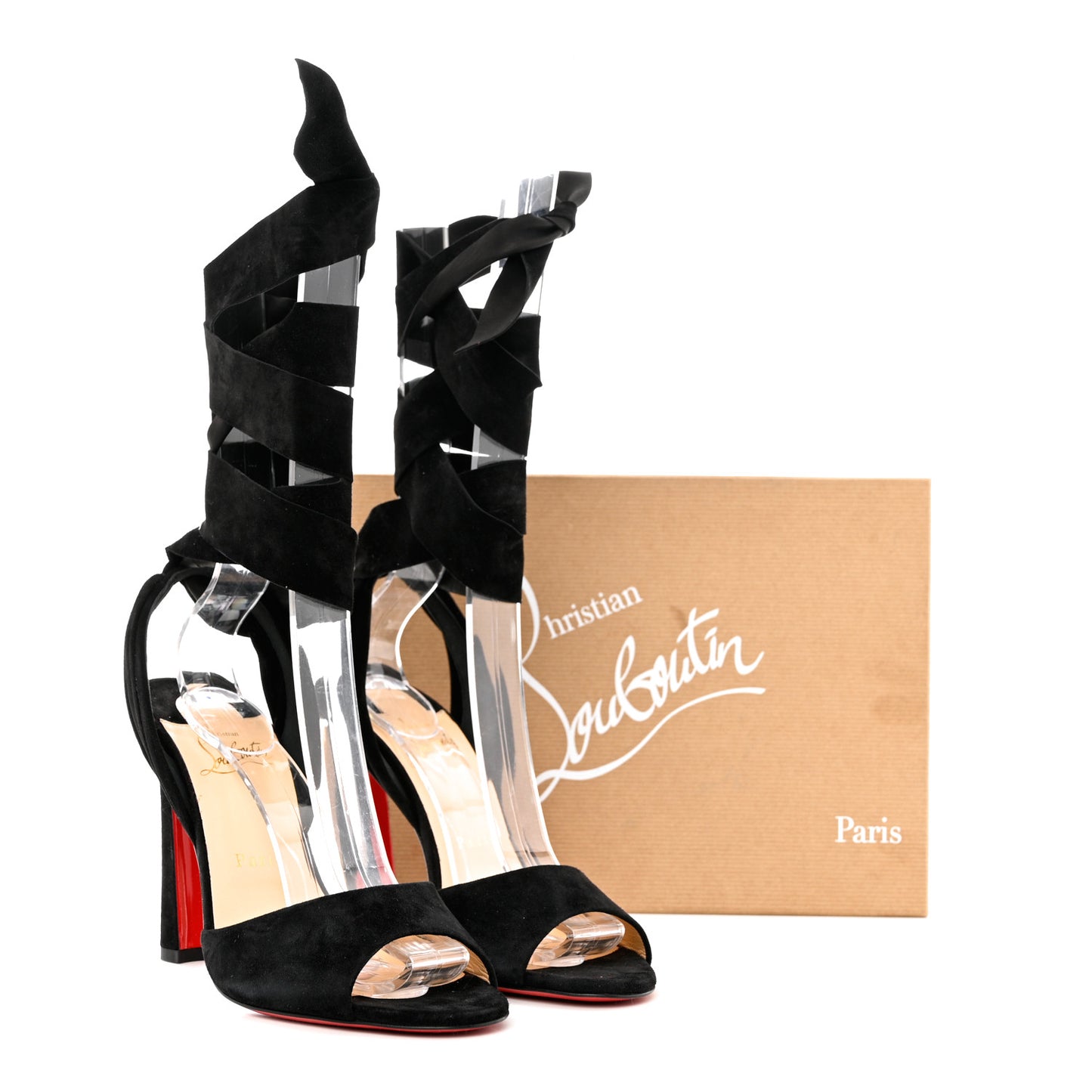 Veau Velours Rose Amelie 100 Ankle Strap Pumps 39 Black